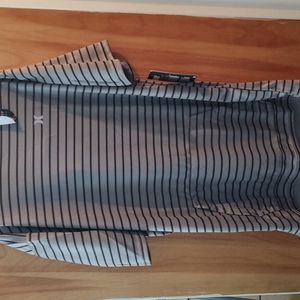 Hurley/Nike boys XL gray striped shirt